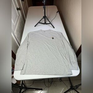 RALPH LAUREN POLO BEAR TUXEDO T SHIRT GRAY LONG SLEV Sz L